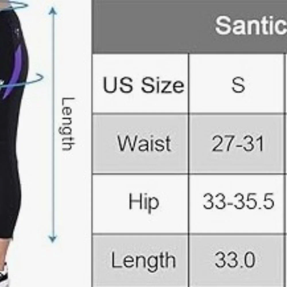 Santic Women's Bike Pants Cycling Tights 4D Padded Parmi Black / Purple - Small - Picture 5 of 8